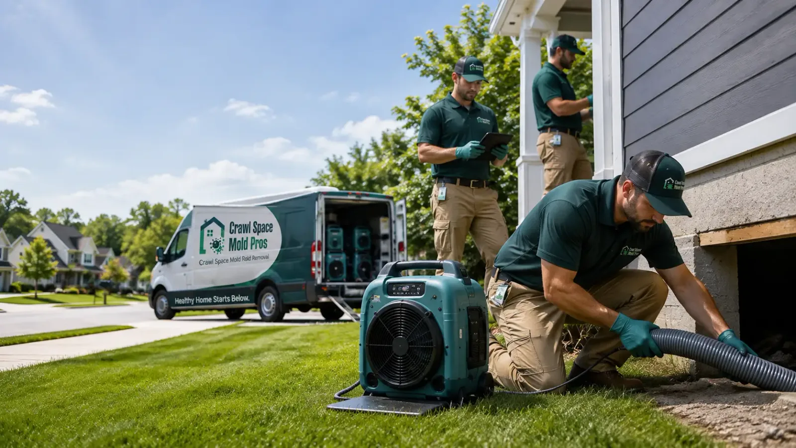 Crawl Space Mold Removal in Anchor, IL